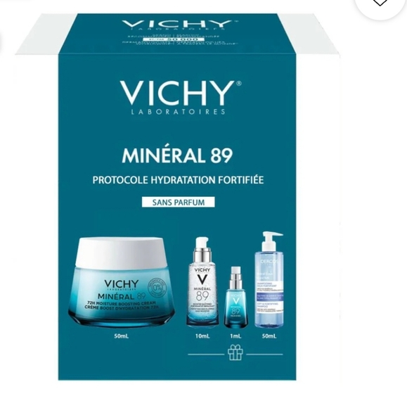 🆕️ VICHY MINERAL 89 72 H MOISTURE  CREAM -  STRENGTHENING PROTOCOL SET - Picture 1 of 8